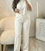 CasualFlow Short-Sleeve Top & Wide-Leg Pants