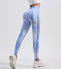 AuroraGlow Tie-Dye High-Waist Sculpting Leggings