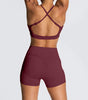 ZenFlex Strappy Adjustable Bra Shorts