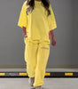 BoldCut Oversized Crew-Neck Top & Jogger Pants