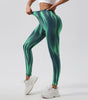 AuroraGlow Tie-Dye High-Waist Sculpting Leggings