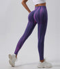 AuroraGlow Tie-Dye High-Waist Sculpting Leggings