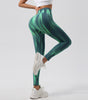 AuroraGlow Tie-Dye High-Waist Sculpting Leggings