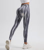 AuroraGlow Tie-Dye High-Waist Sculpting Leggings