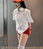 HeavyFlex Unisex Oversized Fitness Graphic Tee